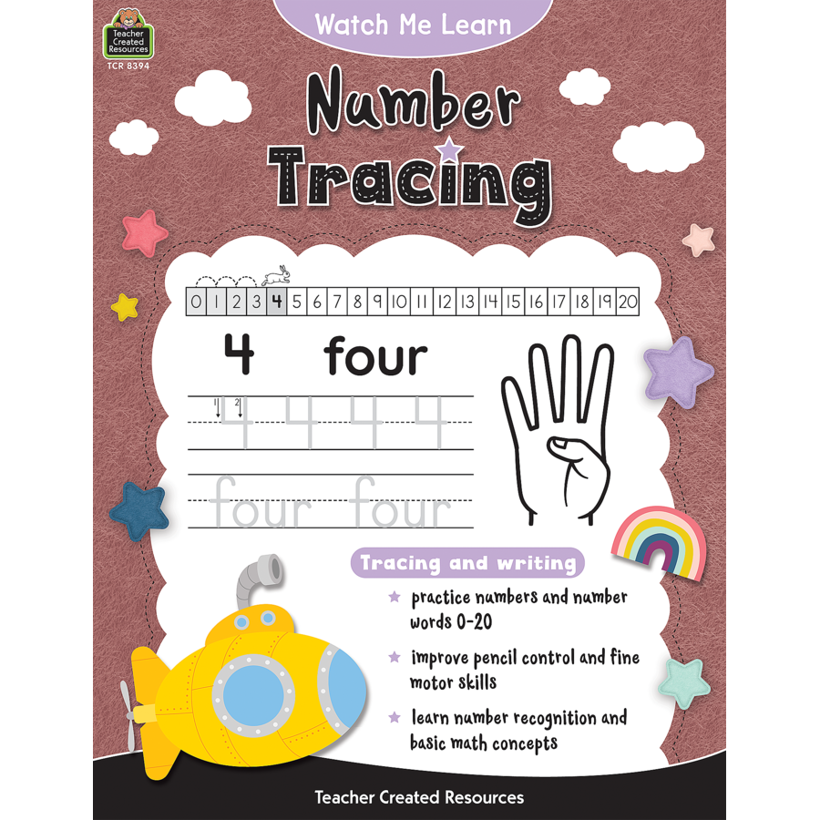 Watch Me Learn: Number Tracing