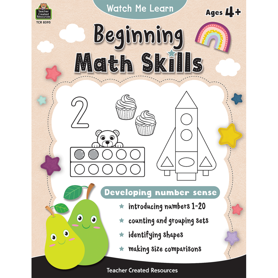 Watch Me Learn: Beginning Math Skills – McGregor's Teacher Supplies