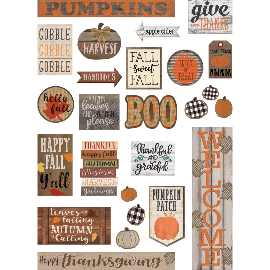 Home Sweet Classroom Fall Mini Bulletin Board Set