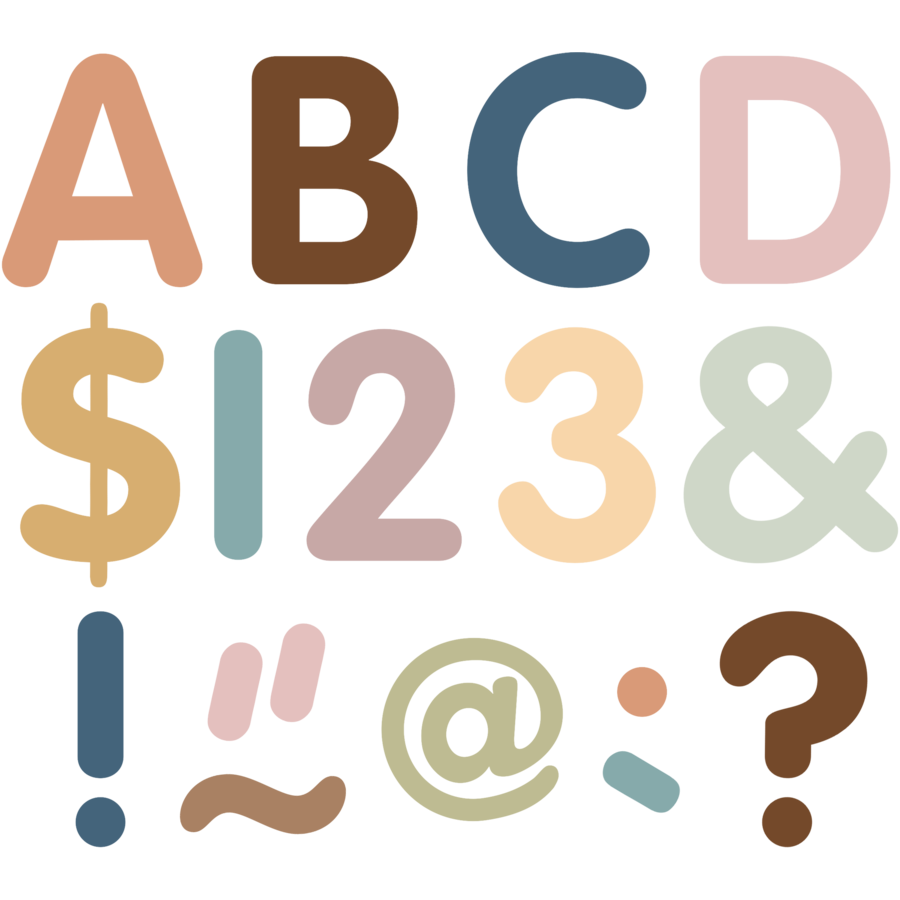 Everyone is Welcome Classic Uppercase 2" Letters