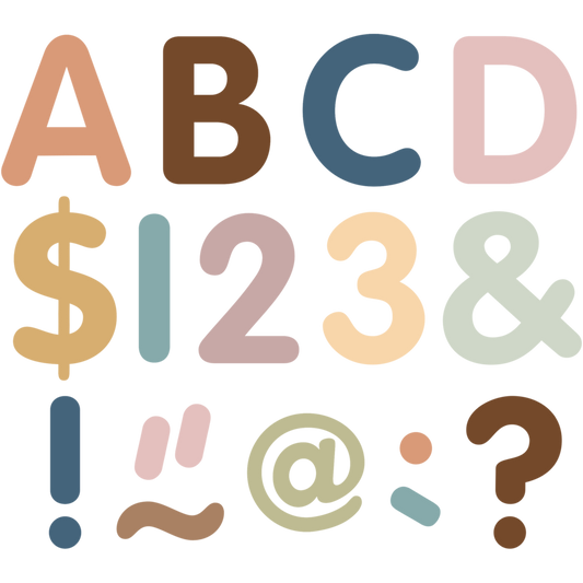 Everyone is Welcome Classic Uppercase 2" Letters