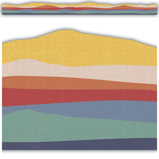 Moving Mountains Road Trip On the Horizon Die-Cut Border Trim