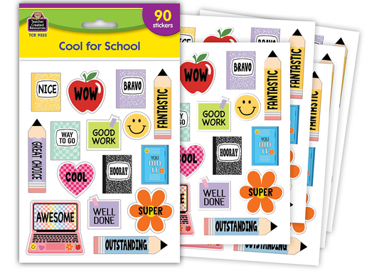 Cool for School Stickers