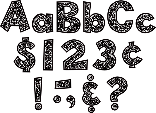 Composition 4" Fun Font Letters Combo Pack