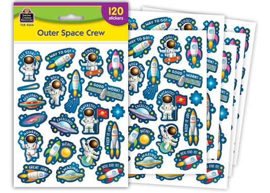 Outer Space Crew Stickers