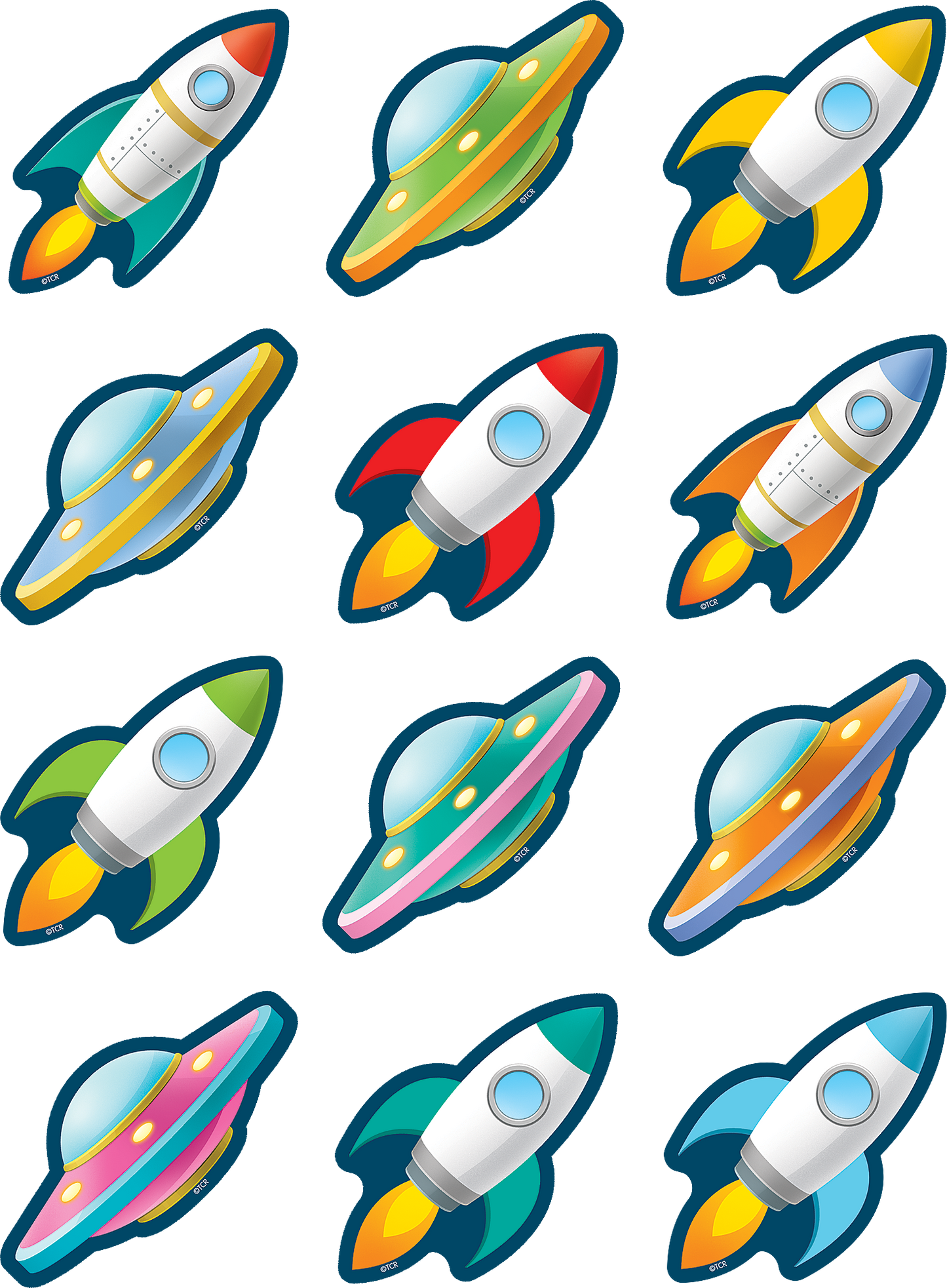 Outer Space Crew Mini Accents
