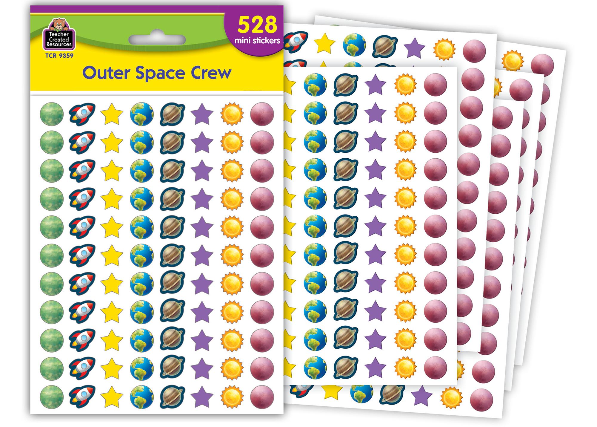 Outer Space Crew Mini Stickers – McGregor's Teacher Supplies