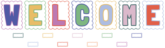 Color Crush Welcome Bulletin Board