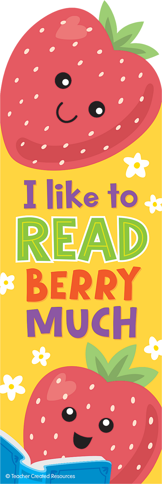 Strawberry Smelly Bookmarks