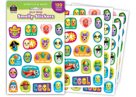 Jelly Bean Smelly Stickers