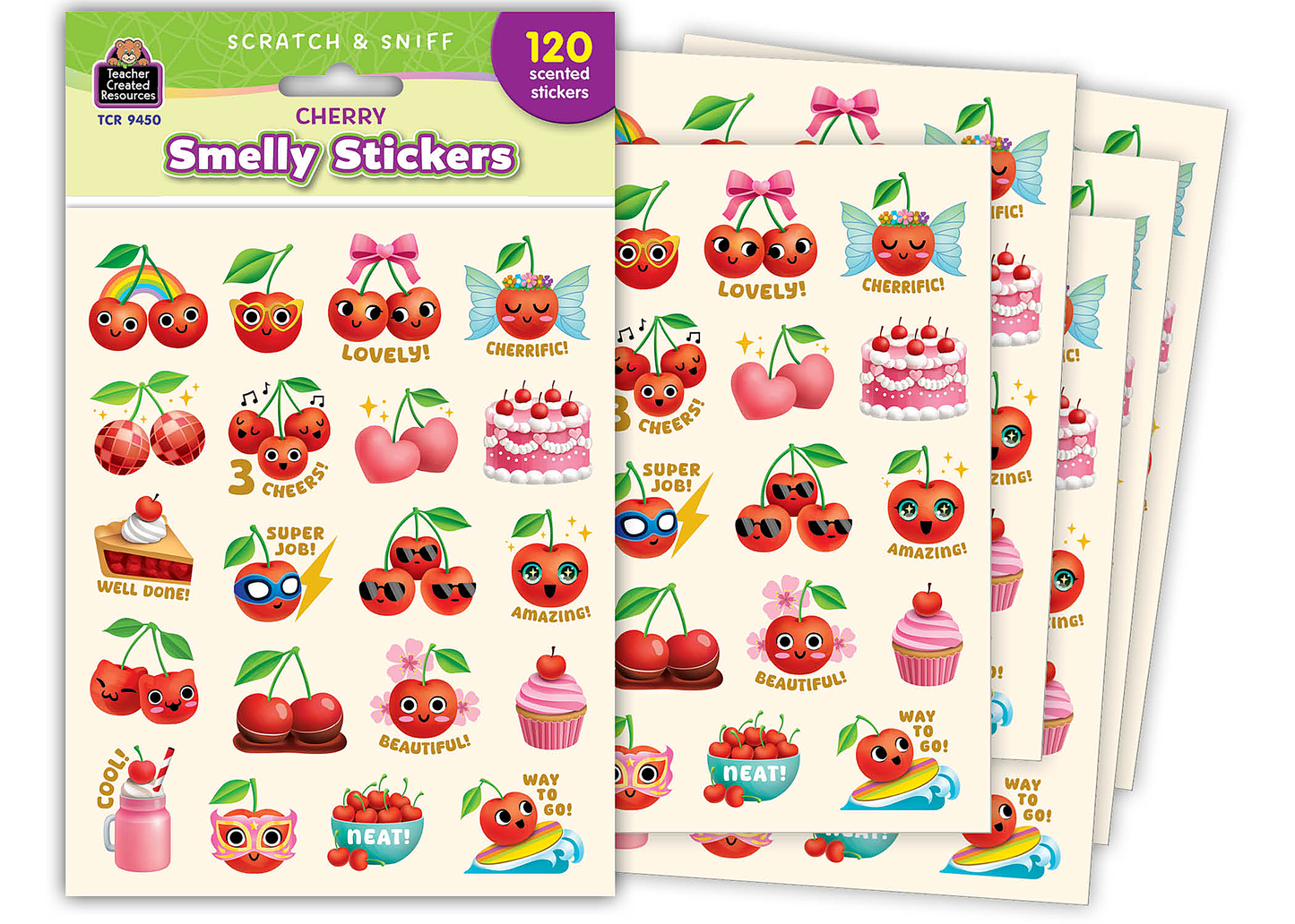 Cherry Smelly Stickers