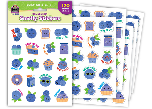 Blueberry Smelly Stickers