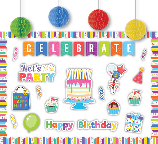 Colorful Happy Birthday Create & Decorate Quick Kit