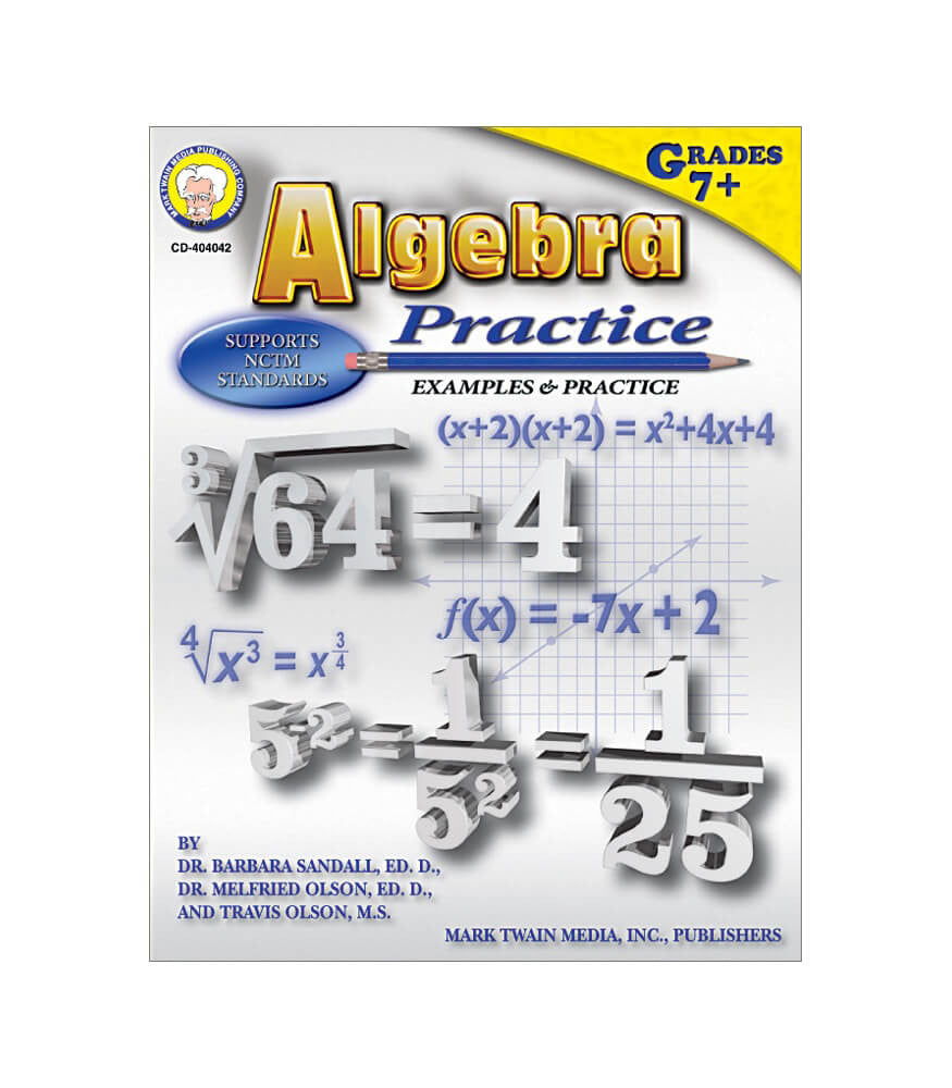 Algebra Practice Grades7+