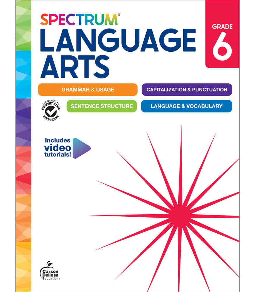 Spectrum Language Arts Grade 6