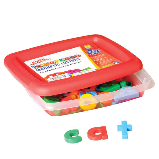 Alpha Magnets Lowercase Multicolored Letters