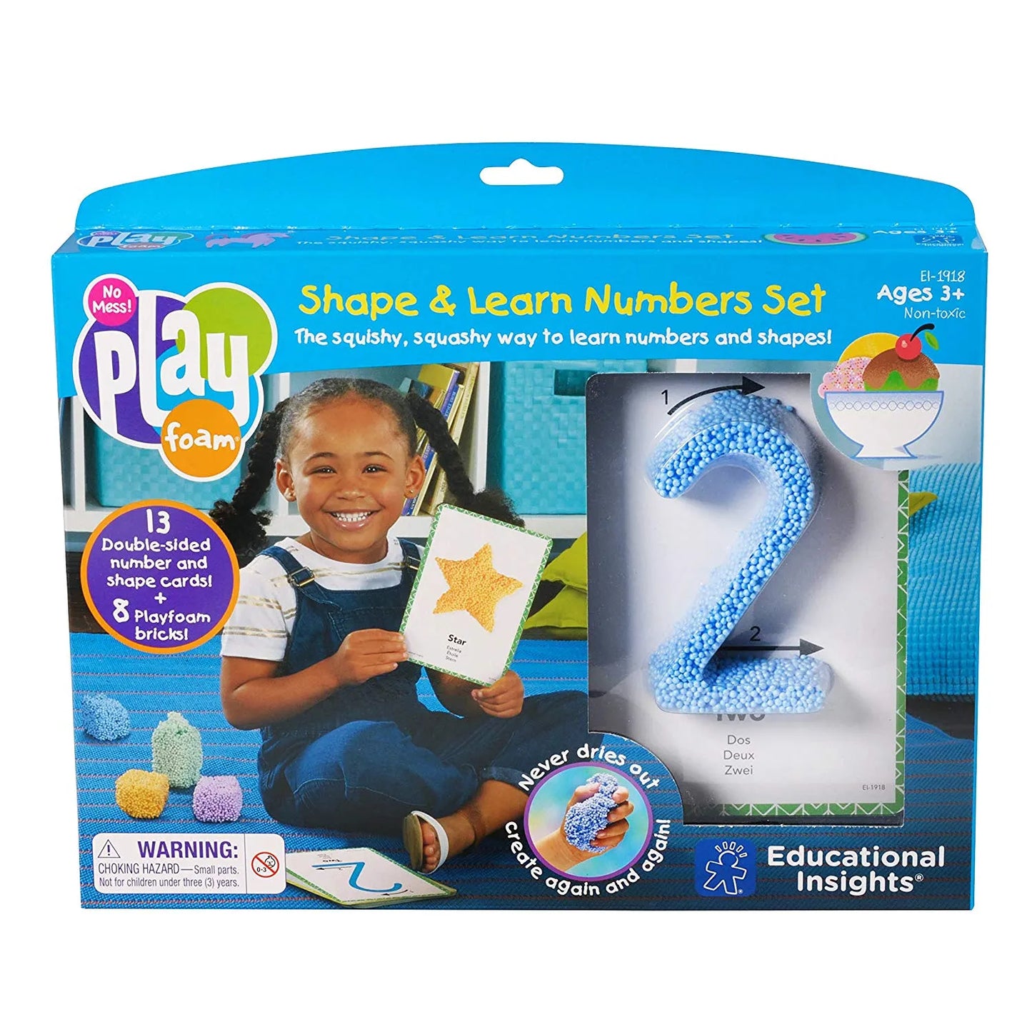 Playfoam Shape &  Learn Number Set