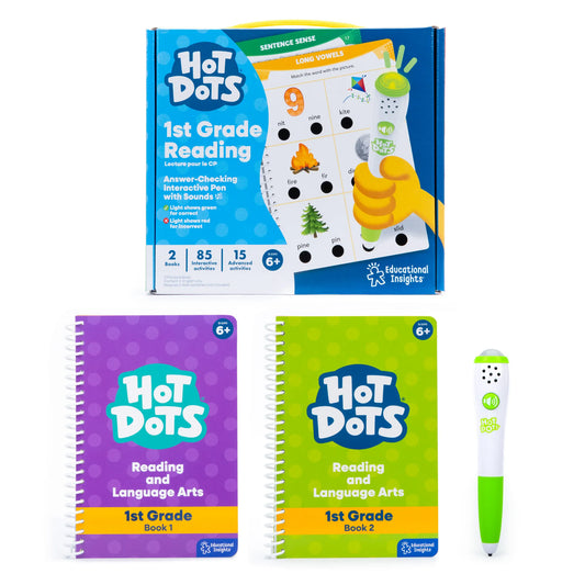 Hot Dots® Let's Master Grade 1 Reading Set with Hot Dots® Pen