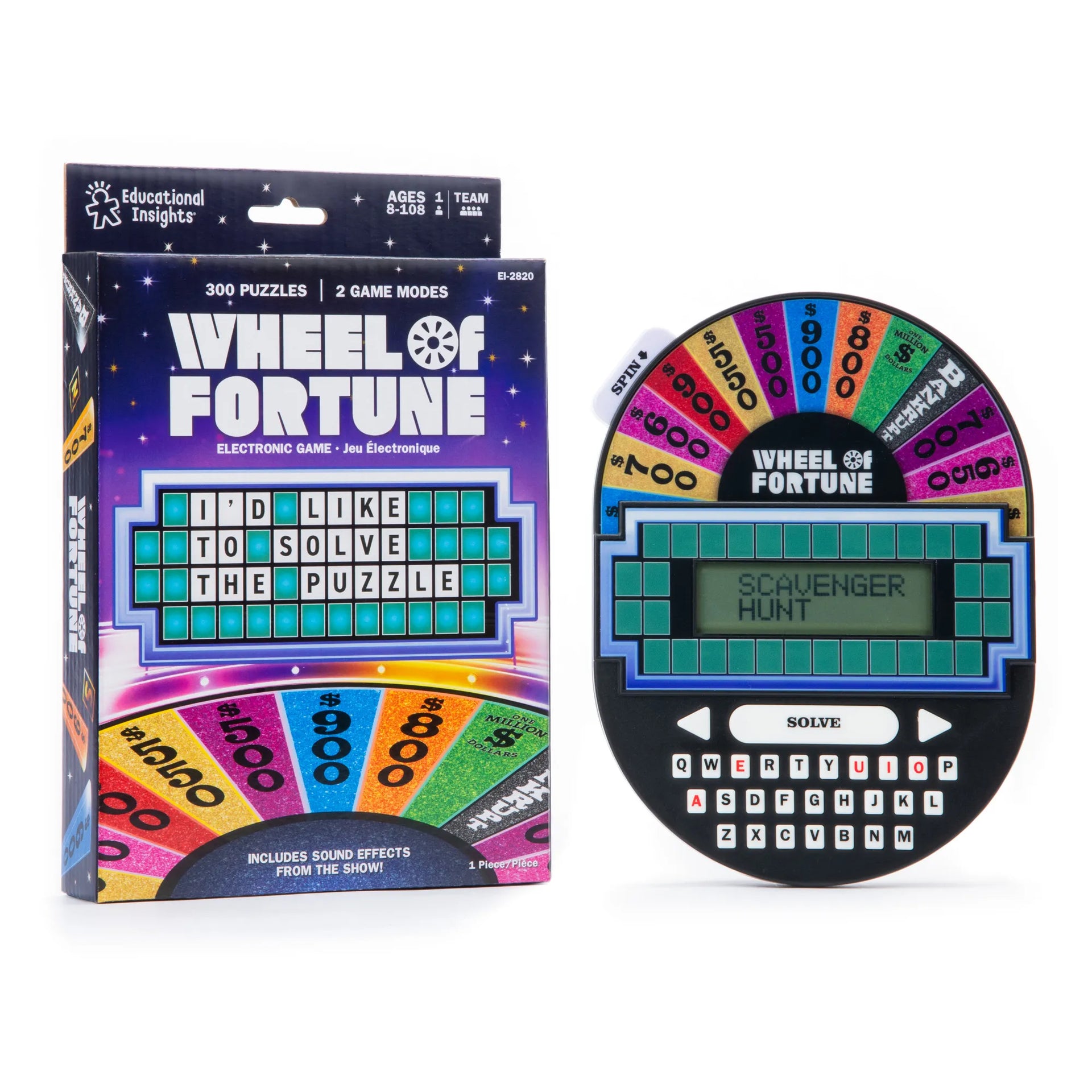 Wheel of Fortune Electronic Game – McGregor's Teacher Supplies