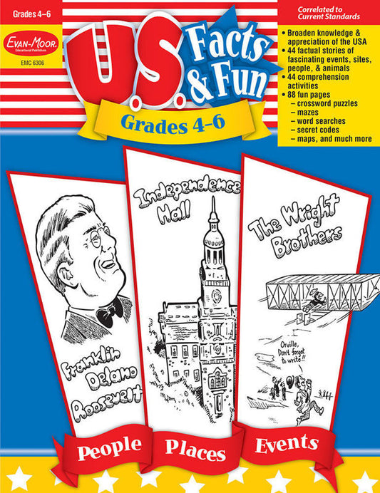 U.S. Facts & Fun, Grades 4-6 - Print