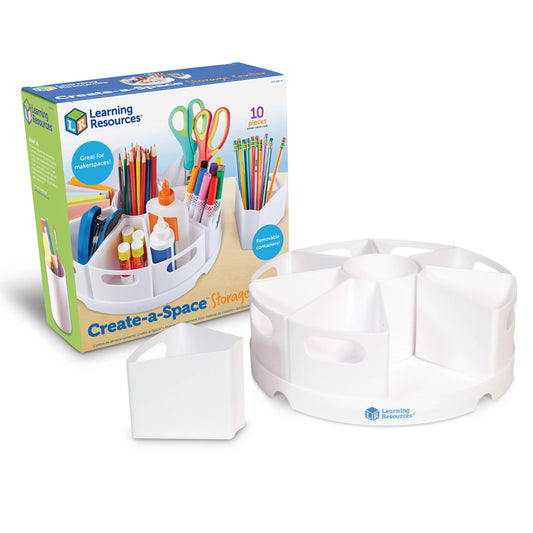 Create-a-Space Storage Center - White