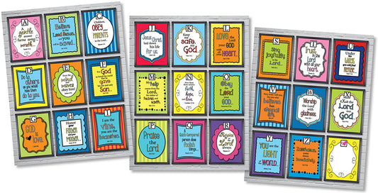 Bible Verses A-Z Poster Set