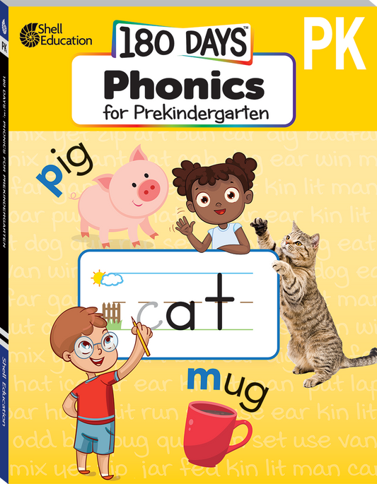 180 Days of Phonics for Pre-Kindergarten