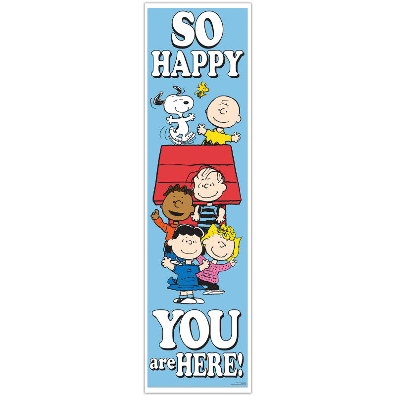 Peanuts: So Happy You Are Here Banner