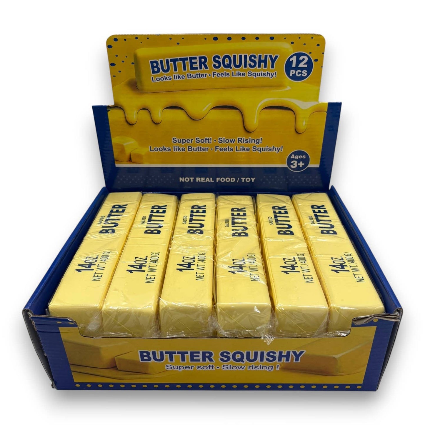 14oz Butter Squishy – 12ct PDQ Display