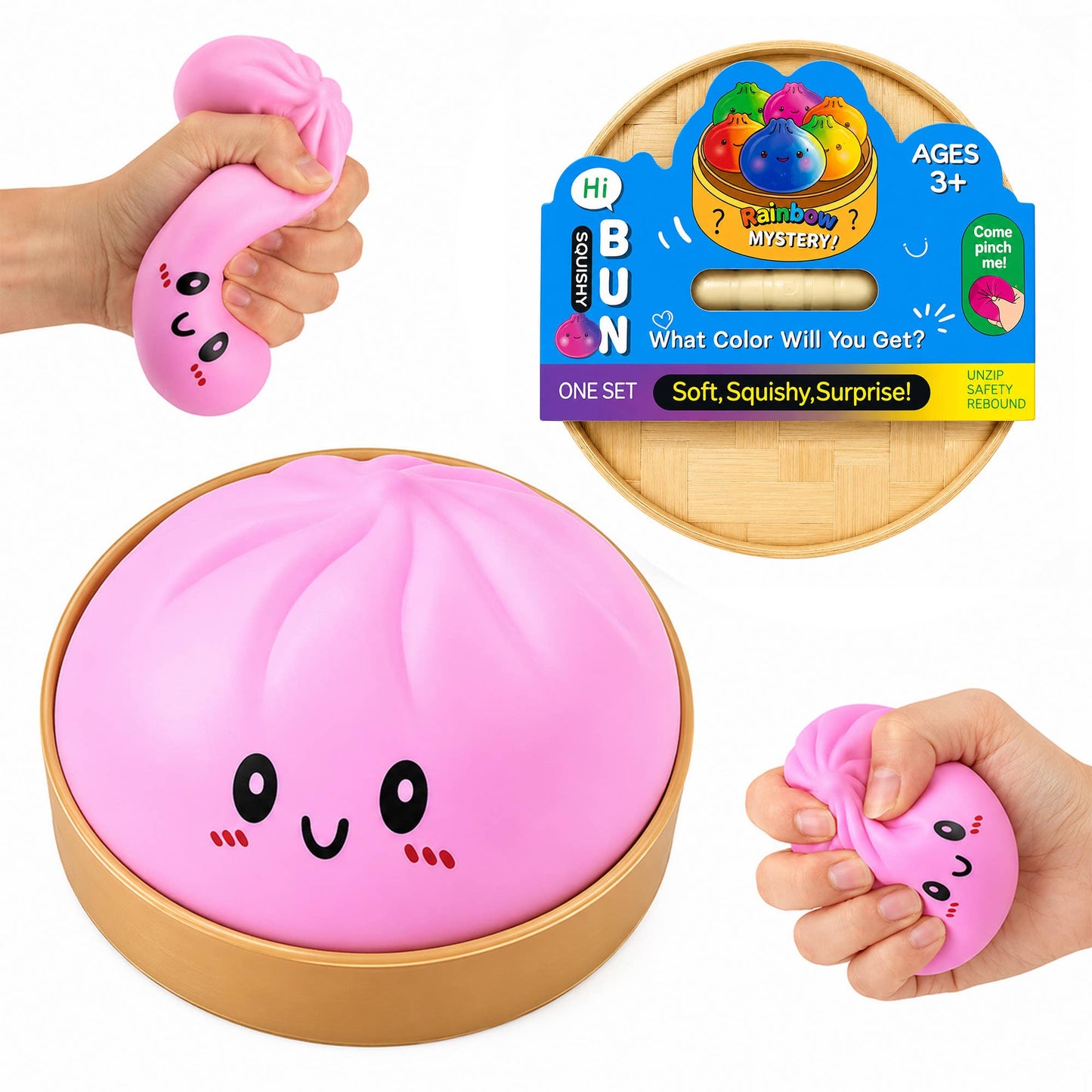Dumpling Squishy – Sensory Toy TYE-DYE