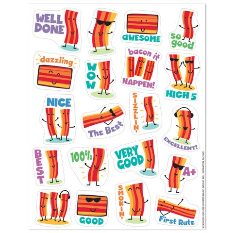 Bacon Scented Stickers