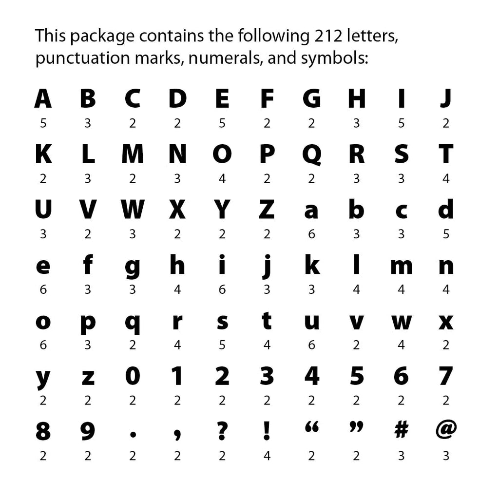 Creative Teaching Press Designer Letters 4 Stylish Black 235 Pieces Per Creative Teaching Press Designer Letters 4 Stylish Black 235 Pieces Per