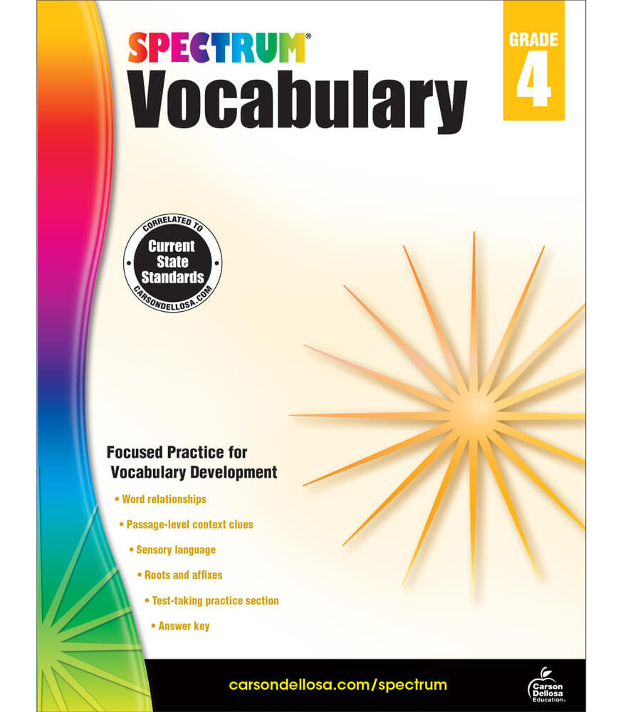 Spectrum Vocabulary Grade 4