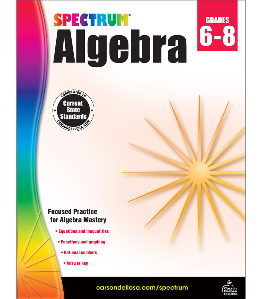 Spectrum Algebra Grades 6-8