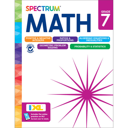 Spectrum Math Grade 7