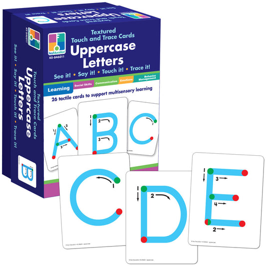 Textured Touch & Trace Uppercase