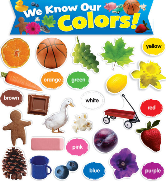 Colors in Photos Mini Bulletin Board Set