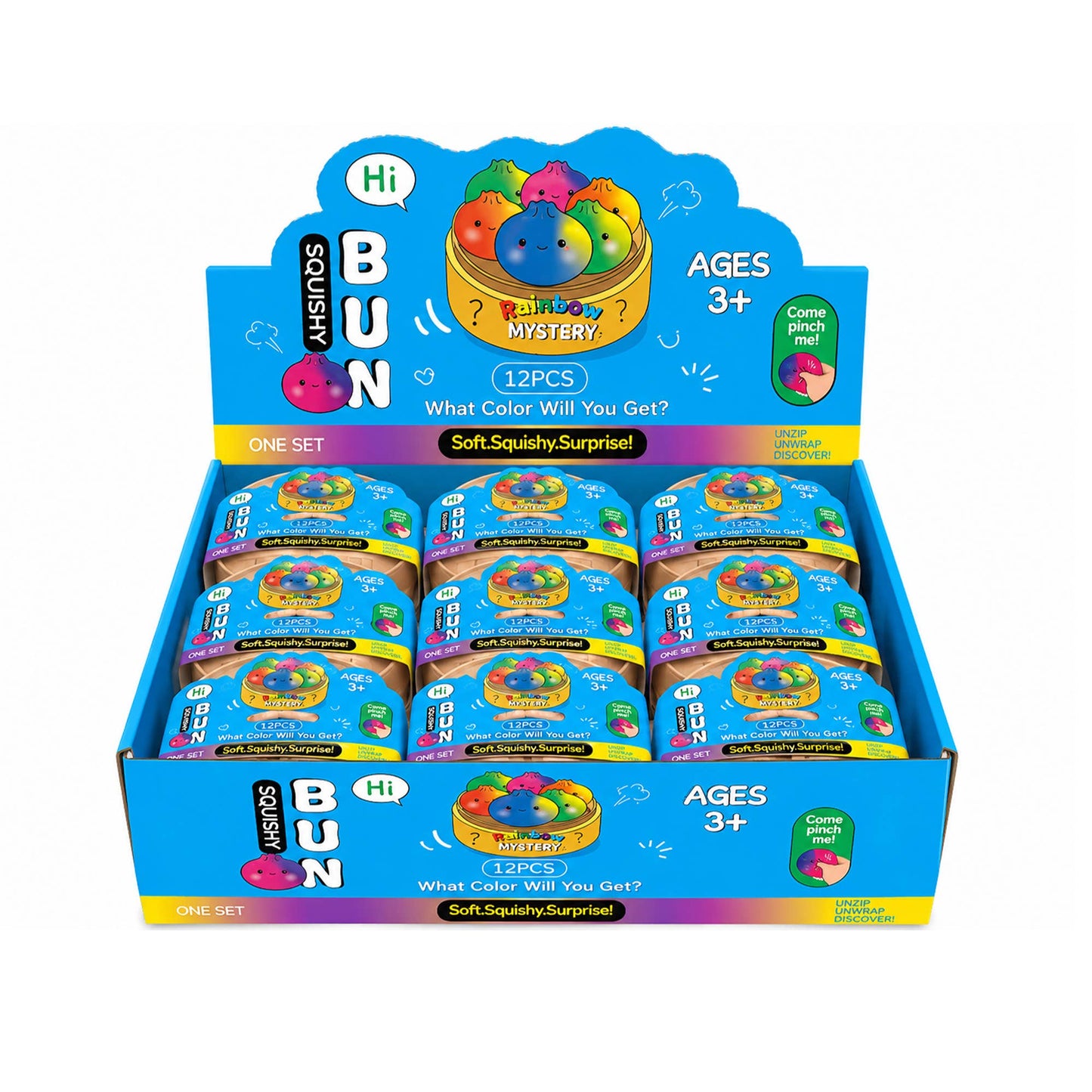 Dumpling Squishy – Sensory Toy TYE-DYE