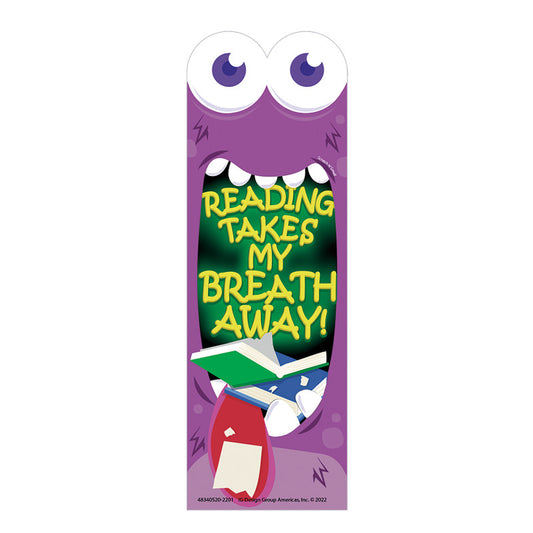 Monster Breath Scented Bookmarks