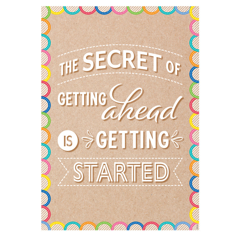 Krafty Pop Secret of Getting Ahead is Getting Started poster