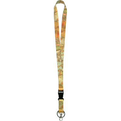 Travel the Map Lanyard