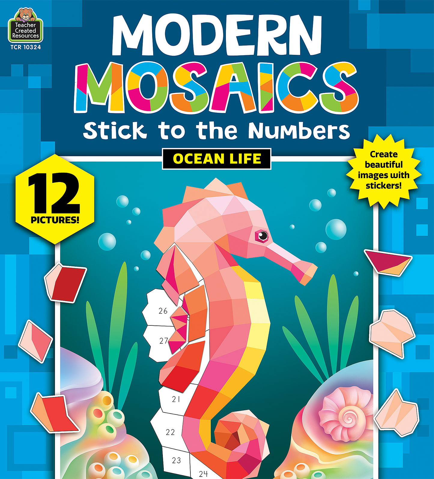 Ocean Life Modern Mosaics Stick to the Numbers