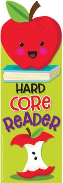 Hard Core Reader (Apple Scented Bookmark)