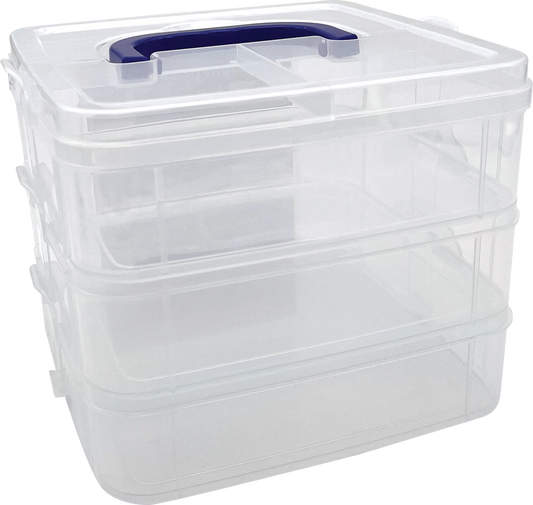 Clear Stackable Storage Containers