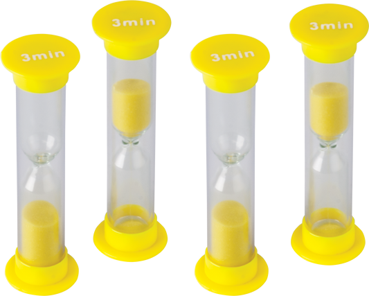 3 Minute Sand Timers - Small