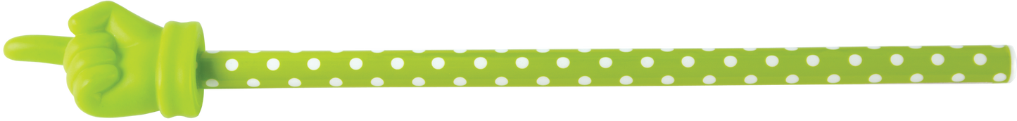 Lime Polka Dots Hand Pointer