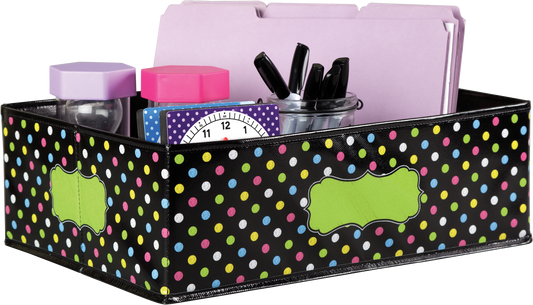 Chalkboard Brights Storage Bin