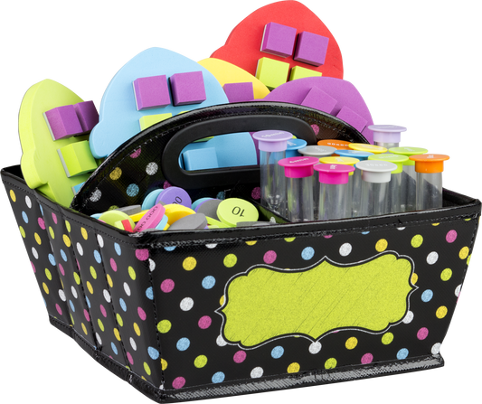 Chalkboard Brights Storage Caddy