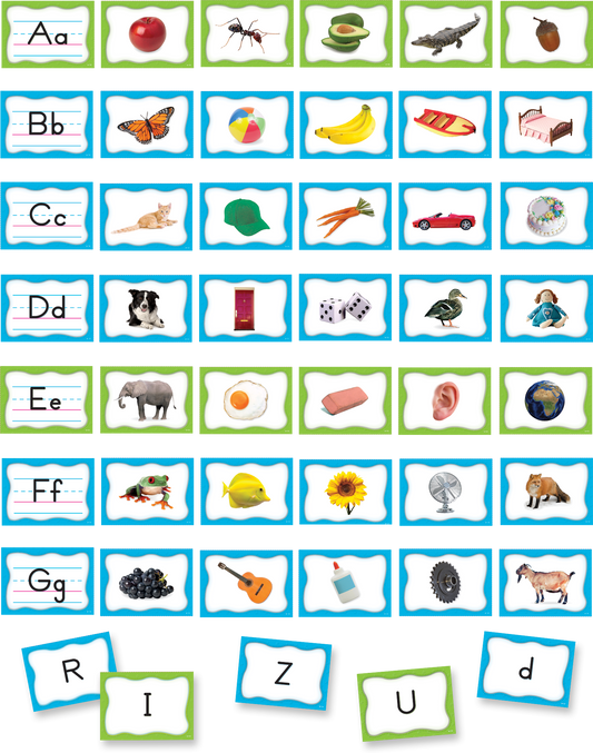 Alphabet Pocket Chart Cards