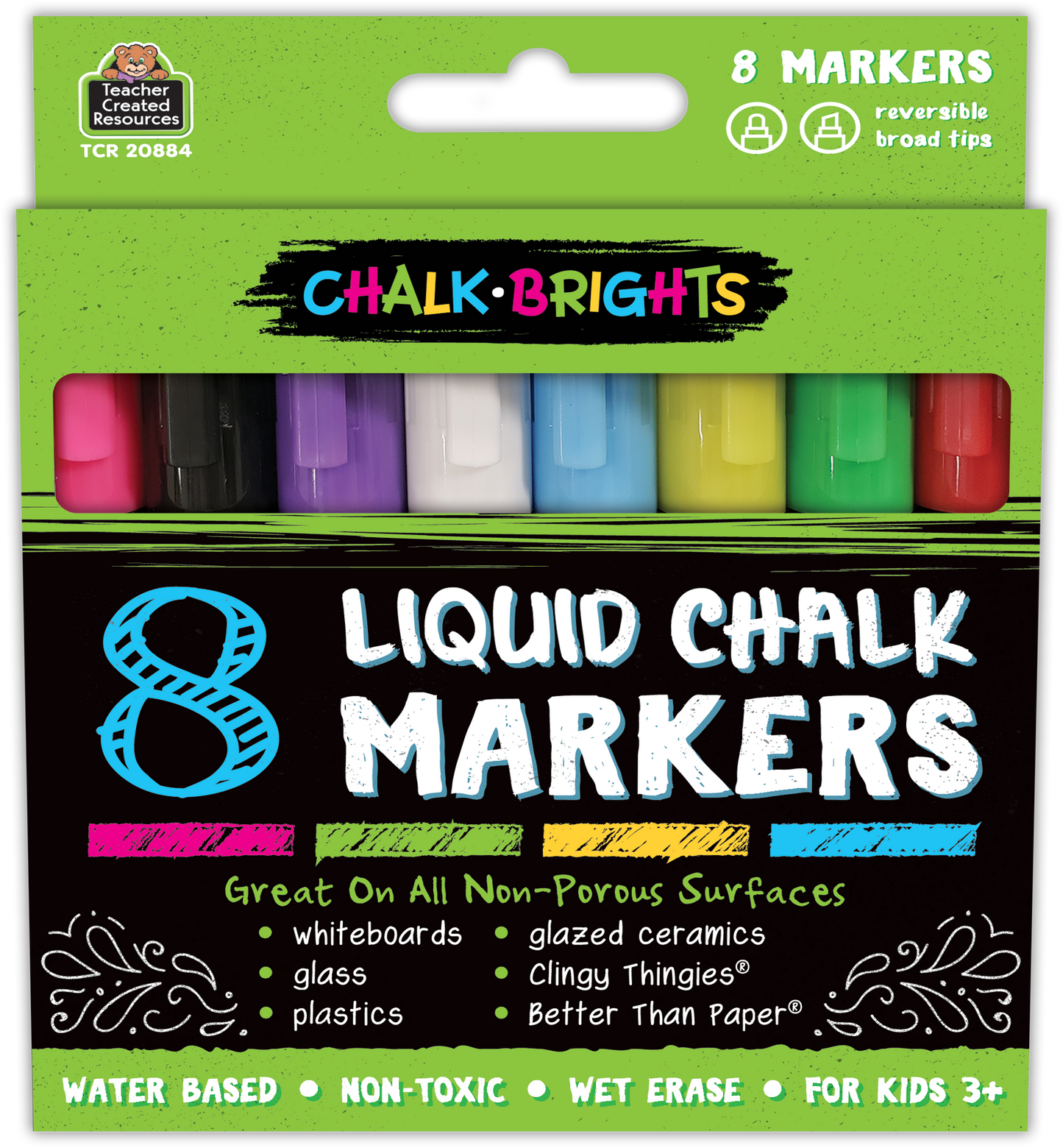 Chalk Brights Liquid Chalk Markers (8 per pack)